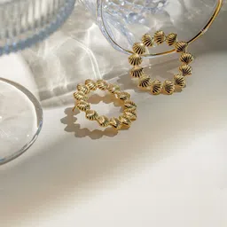 MEENAZ Circular Studs Earrings image 5
