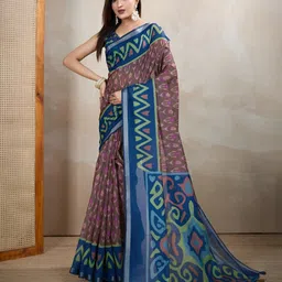 MANSHA GARMENT Geometric Printed Saree-image-50