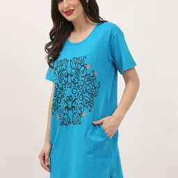 DDASPRATION Women 2 Printed Pockets T-shirt image 2