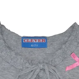 CLEVER Girls Pack of 4 Round Neck Top image 5