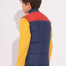 Jack & Jones Junior Boys Colourblocked Denim Jacket with Embroidered image 4