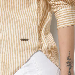 The Roadster Life Co. Pure Cotton Striped Top image 5