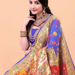 AKSH FASHION Purple Pure Cotton Sarees-picture-32