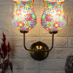 Devansh Red & Green Wall Mounted Lamp image 5