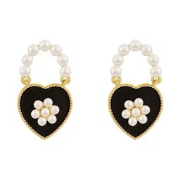 Anouk Heart Shaped Drop Earrings image 5