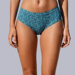 Eden Printed Pure Cotton Low-Rise Hipster Brief-image-4