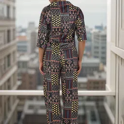 BAESD Printed Shirt & Trouser Co-Ords image 4