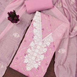 Panzora Embroidered Unstitched Dress Material-picture-40