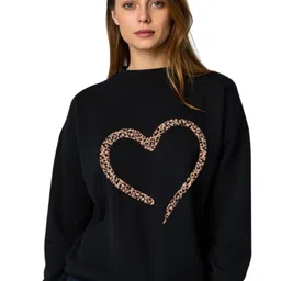 SALUJA FABRICS Women Cotton Graphic Printed Round Neck Full Sleeve Pullover Sweatshirt-picture-35