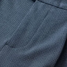 Snitch Men Textured Wrinkle Free Pleated Trousers image 2