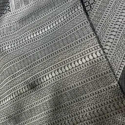 CaniBani Black Silk Blend Banarasi Sarees image 5