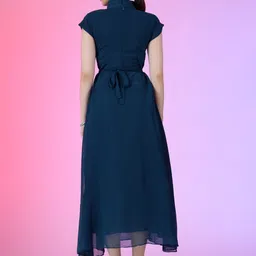 Jash Creation Georgette Fit & Flare Maxi Dress image 2