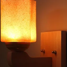 1ST TIME Set Of 2 Orange Glass Wall Lamp image 5