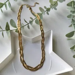 FLAURI Stainless Steel 18K Gold Plated Quatrefoil Minimal Chain-picture-23