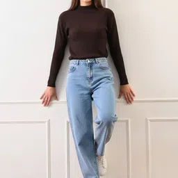 STARFOX Self Design High Neck Cotton Pullover Sweatshirt-picture-11