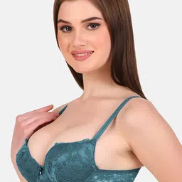 Secret Lives Lace Medium Coverage Lightly Padded All Day Comfort Push-Up Bra image 5