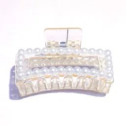 Axpro Women Set of 2 Pearls Claw Clip image 3