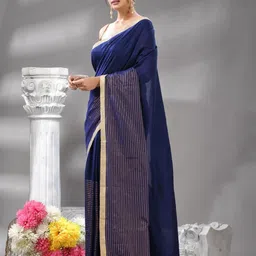 Angoshobha Woven Design Handloom Saree image 4