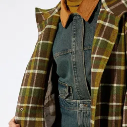 Koton Women Checked Overcoat image 2