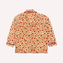 Huggingbug Unisex Kids Printed Pure Cotton Shirt With Pyjamas image 2