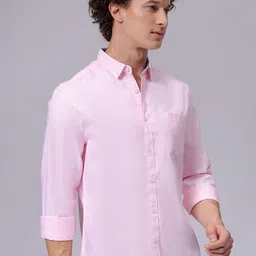 The Indian Garage Co Men Slim Fit Opaque Solid Casual Shirt-picture-41