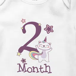 THE PRINT PLATTER Infants Printed Cotton Bodysuit With Ultra Bio Wash & Envelope Neck image 2