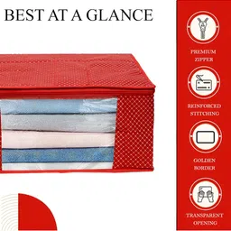 ANKIT INTERNATIONAL Red Set of 3 Super Strong Multi-Utility Organisers image 3
