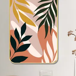 Myntra Elegant Homes Pink & Green 1 Piece Wood Floral and Botanical Wall Paintings-image-54