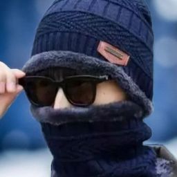 Infispace Unisex Woollen Beanie With Neck Warmer-picture-4