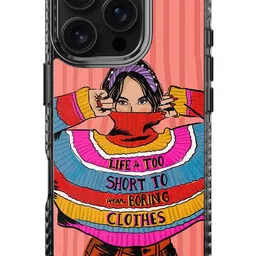 DailyObjects Abstract Printed iPhone 16 Pro Back Case Mobile Accessories-picture-36