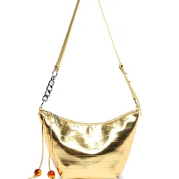 StyleCast x Revolte Women Solid Half Moon Sling Bag-image-16