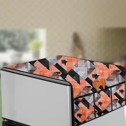 The Furnishing Tree Orange Printed Air Conditioner Cover-picture-23