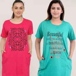 DDASPRATION Women 2 Printed Pockets T-shirt-picture-32