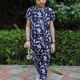 ALANTA Unisex Kids Printed T-shirt with Trousers image 5