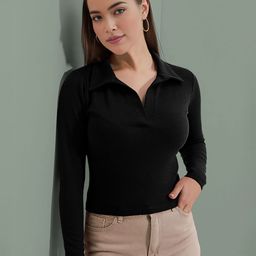 Dream Beauty Fashion Women Shirt Collar Long SleevesTop-picture-42