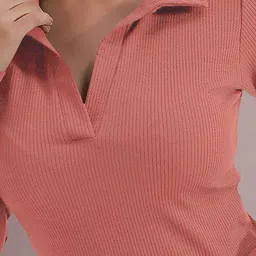 Dream Beauty Fashion Women Solid Shirt Style Regular Top image 2