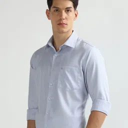 Arrow Micro Checks Spread Collar Regular Fit Pure Cotton Casual Shirt image 2