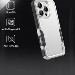 KARWAN Rugged Dual Layer iPhone 16 Pro Back Case Cover image 3