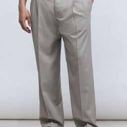 H&M Men Regular Fit Suit Trousers-picture-41