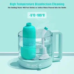 zibuyu 500ml Portable Bidet Spray for Travel with Angled Nozzle Spray Bidet Nozzle image 3