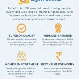 Asthetika Wraparound Rakhi image 2