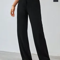 KERI PERRY Women Pack Of 2 Relaxed Straight Leg High-Rise Trousers-picture-29