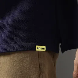 FCUK Relaxed Fit Textured Casual Shirt image 5