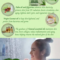 Puro Miles Set Of 3 Aloe Vera Neem Soap - 100 g Each image 2