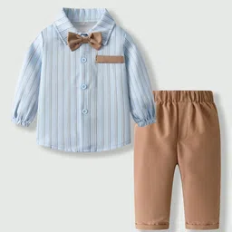 Hopscotch Boys Striped Shirt with Trousers-picture-17