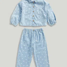 mothercare Girls Printed Shirt with Trousers-image-23