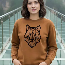 Moda Rapido Women Graphic Printed Round Neck Sweatshirt-picture-21