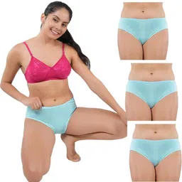 ORLIZEA Pack of 3 Women Low-Rise Cotton Blend Hipster Briefs-picture-33
