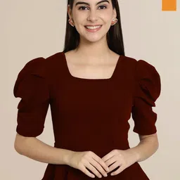 Tromko Puff Sleeve Top-picture-26