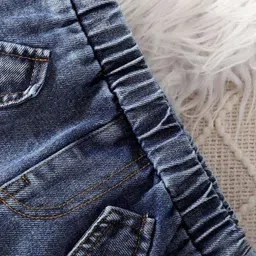 ELPIXIE FASHION Girls Solid Ribbed Top With Jogger & Purse image 2